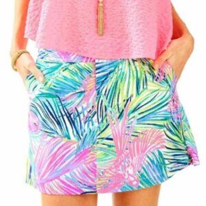 Lilly Pulitzer Nicki Skort in Scarlet Macaw size 12